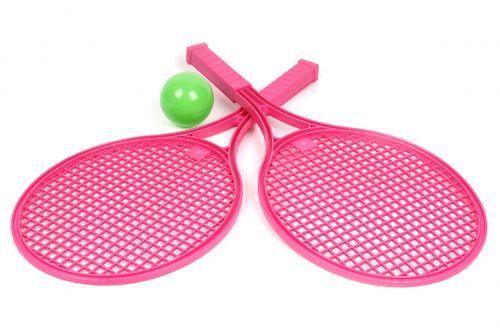 Детский набор для игры в теннис ТехноК розовый 0380 фото 1