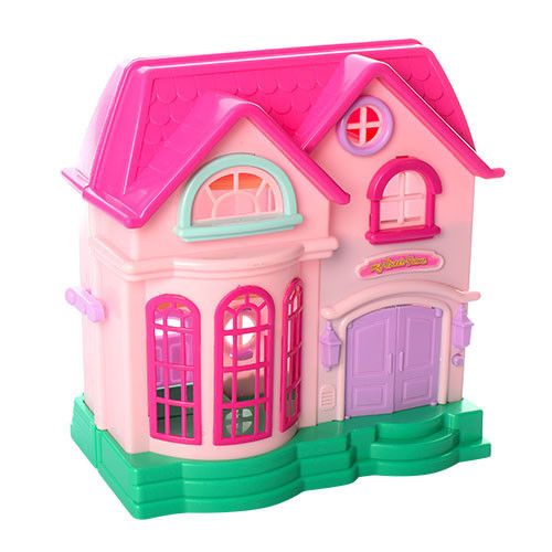 Музичний інтерактивний ляльковий будиночок з ігровими фігурками Моя Люба Хатинка рожевий фото 3