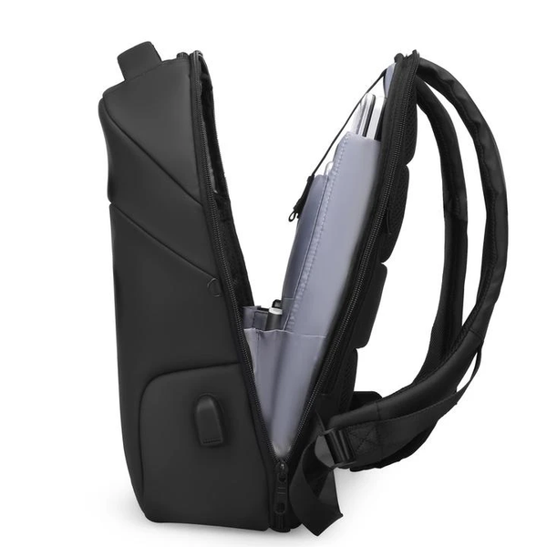 Городской стильный рюкзак с дождевиком Mark Ryden ShellFish для ноутбука 15.6' черный 21 литр MR9068YY фото 3