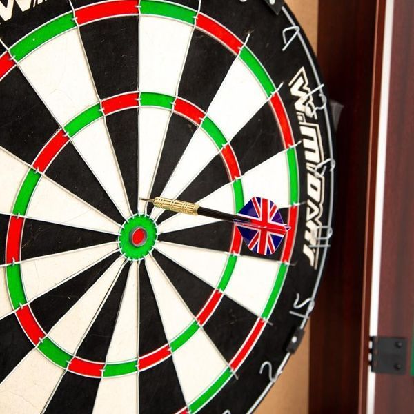 Набор для игры в дартс с кабинетом 45см сизаль Winmax The Ships Inn 6 дротиков фото 5
