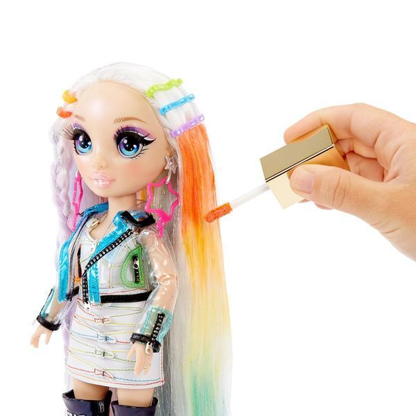 Кукла RAINBOW HIGH серии "5in1" Стильная прическа с аксессуарами 28 см фото 5
