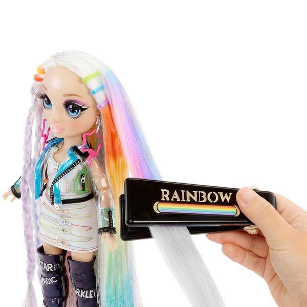 Кукла RAINBOW HIGH серии "5in1" Стильная прическа с аксессуарами 28 см фото 7
