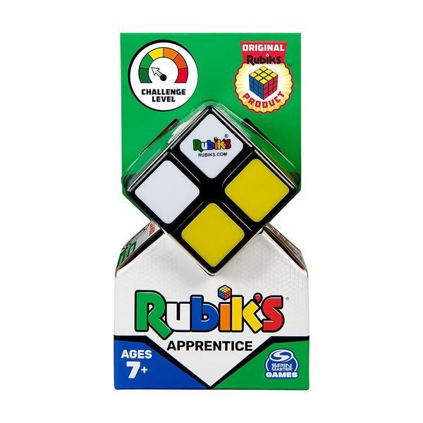 Кубик Рубіка RUBIK'S модель 2х2х2 для початківців з наклейками та завданнями 6065322 фото 2