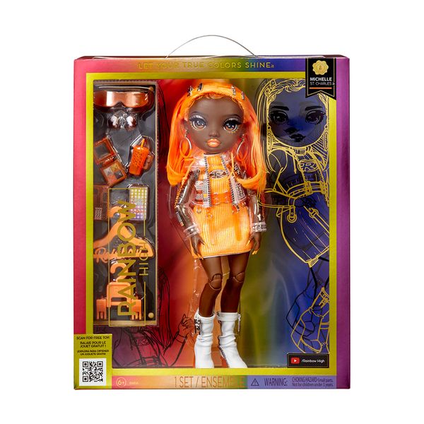 Лялька RAINBOW HIGH S23 Мішель Чарльз з аксесуарами 28 см фото 7