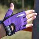 Рукавички спортивні для фітнесу Pro Grip Power System розмір M шкіряні фіолетові PS-2250_M фото 7
