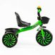 Дитячий триколісний велосипед Best Trike сталева рама EVA колеса 10" та 8" зелений SL-12960 фото 2