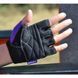 Рукавички спортивні для фітнесу Pro Grip Power System розмір M шкіряні фіолетові PS-2250_M фото 6