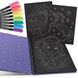 Раскраска NEBULOUS STARS Коралия с черными листами 60 шт и набором гелевых ручек фото 2