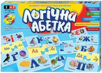 Настільна гра Danko Toys Логічна азбука (укр) DT66Asp-U фото 1