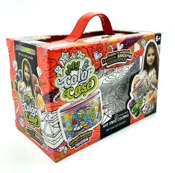 Косметичка-розмальовка Danko Toys My Color Case Солодощі укр COC-01-02U фото 1