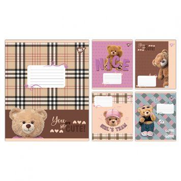 Набір учнівських зошитів Yes You are cute формат А5, 12 арк. в лінійку 25 шт. 767892 фото 1