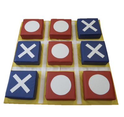 Набор мягких игровых матов Tia Крестики-Нолики 30х30 см 1 блок 9 элементов фото 1