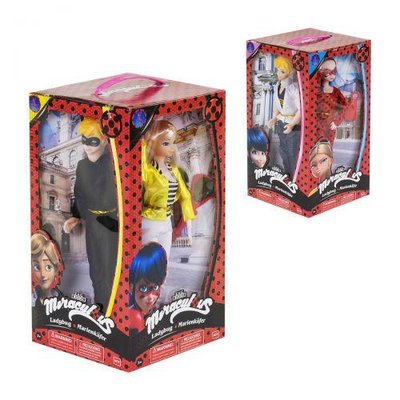 Подарочный набор кукол "Леди Баг" 4 куклы 30 см (Леди Баг, Супер-Кот, Адриан Агрест, Хлоя Буржуа) фото 1