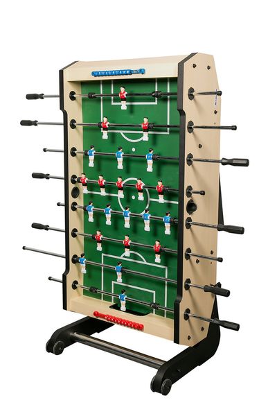 Игровой стол "Настольный футбол VALENCIA" на штангах со счетами деревянный с ножками 145х80 см фото 4