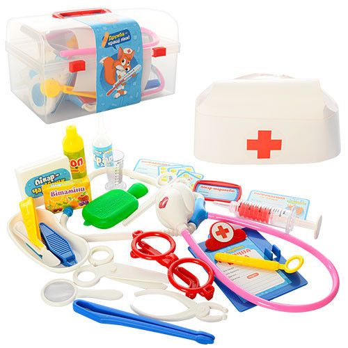 Іграшковий медичний набір у валізці 29 предметів фото 2