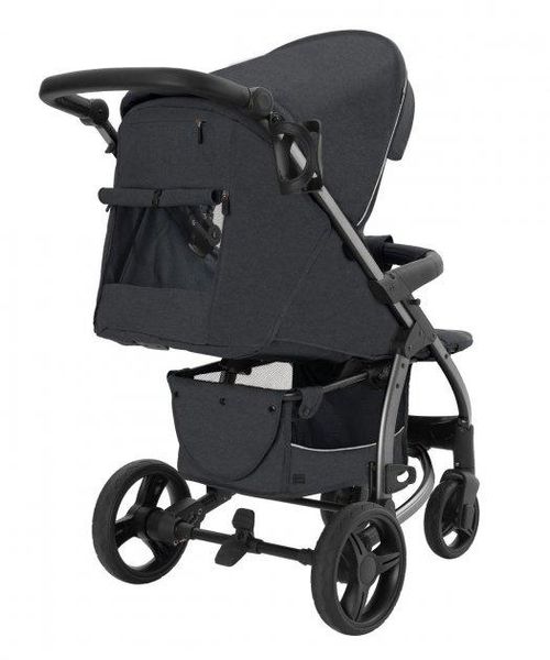 Универсальная детская коляска 2 в 1 с корзиной Carrello Vista CRL-6501/1 Serious Grey фото 6