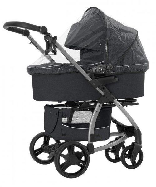 Универсальная детская коляска 2 в 1 с корзиной Carrello Vista CRL-6501/1 Serious Grey фото 3