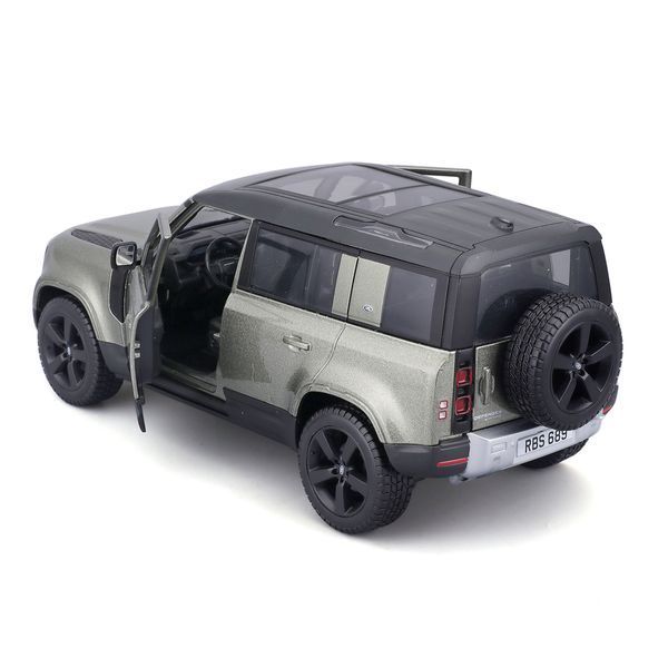 Колекційна модель автомобіля Bburago Land Rover Defender 110 2022, масштаб 1:24, зелений металік 18-21101 фото 4