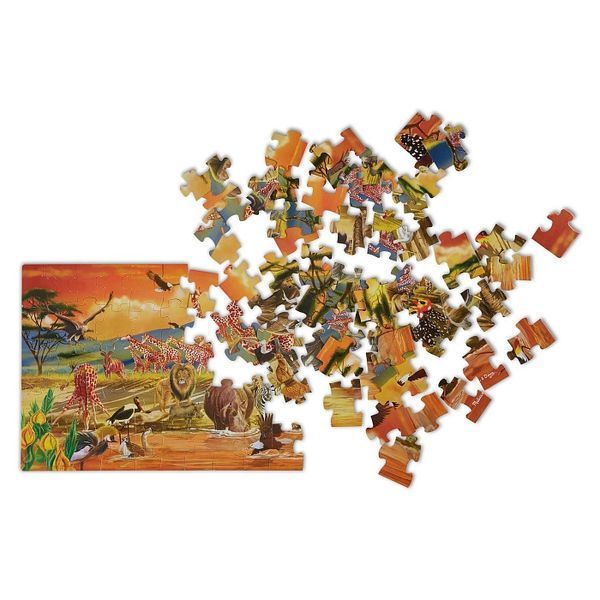 Мега - пазл гігант Melissa&Doug "Сафарі" 100 елементів 125 х 40 см MD12873 фото 8