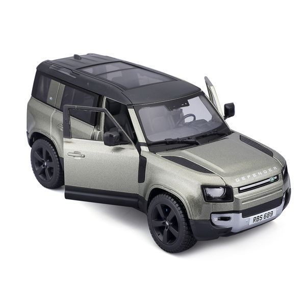 Колекційна модель автомобіля Bburago Land Rover Defender 110 2022, масштаб 1:24, зелений металік 18-21101 фото 5