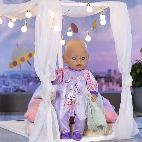 Ляльковий наряд BABY BORN серії "День Народження" - СВЯТКОВИЙ КОМБІНЕЗОН (на 43 cm, лавандовий) фото 3