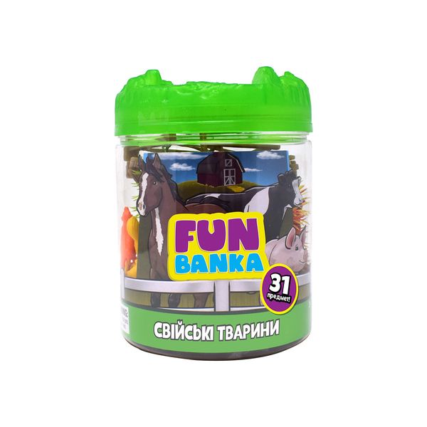 Игровой мини-набор с животными FUN BANKA – Домашние животные 31 предмет фото 1