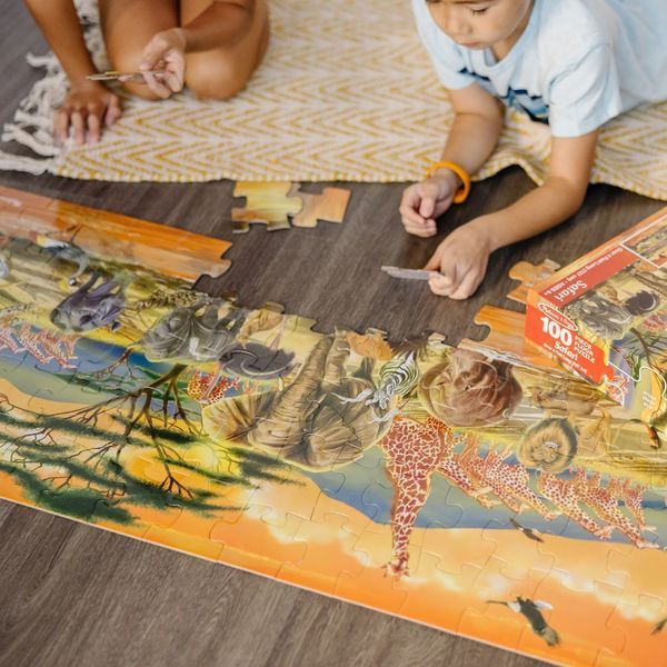 Підлоговий пазл Melissa & Doug &laquo;Сафарі&raquo; 100 елементів MD12873 фото 5