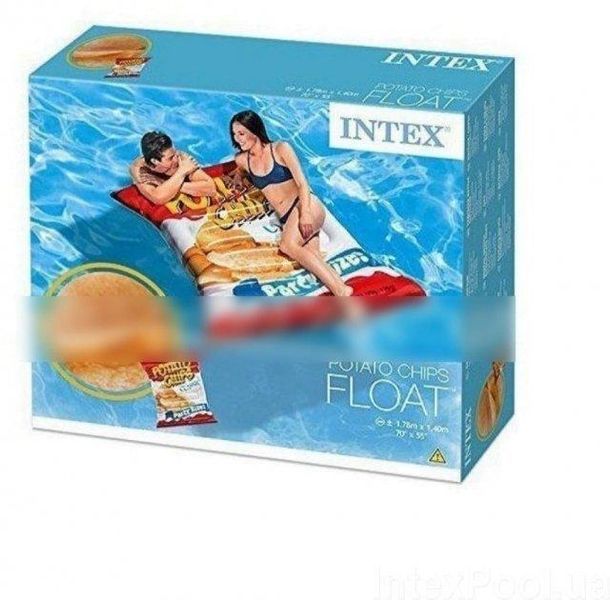Матрас для плавания Intex Картофельные чипсы 140х178см 58776 фото 4