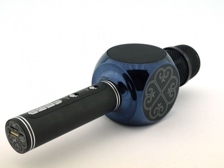 Бездротовий bluetooth караоке мікрофон з колонкою (Black) SU-YOSD YS-63 фото 4