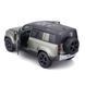 Колекційна модель автомобіля Bburago Land Rover Defender 110 2022, масштаб 1:24, зелений металік 18-21101 фото 4
