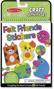 Набор войлочных наклеек "Друзья" Melissa & Doug MD5060 фото 1