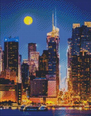 Алмазна мозаїка Ідейка "Вулицями Манхеттена" 40х50см AMO7182 фото 1