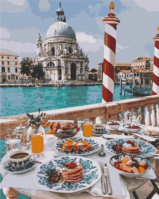 Картина за номерами Art Craft "Сніданок у Венеції" 40х50 см 11229-AC фото 1
