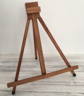 Универсальный деревянный мольберт для рисования BrushMe с регулировкой до 70 см М14 фото 1