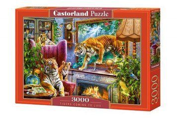 Пазли Castorland "Тигри вдома" 3000 елементів 92 х 68 см фото 1