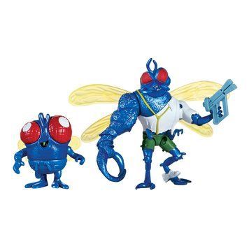 Набор игровых фигурок Черепашки-ниндзя TMNT Суперфлай 11 см 2 фигурки с бластером 83481 фото 1