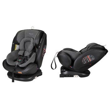 Детское автокресло CARRELLO Asteroid CRL-12801/2 Magnet Gray 0+1/2/3 ISOFIX с поворотом фото 1