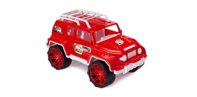 Іграшковий позашляховик Оріон Джип 28 см червоний 030 фото 1