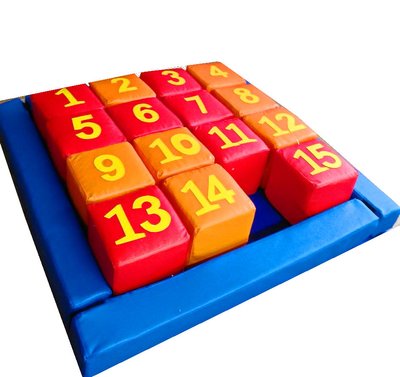 Игровой набор кубиков из мягких модулей Тia Пятнашки 20 элементов фото 1