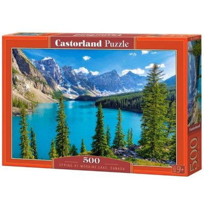 Пазли Castorland "Озеро Малайн Канада" 500 елементів 47 х 33 см В-53810 фото 1
