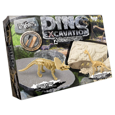 Набір для розкопок Danko Toys Dino Excavation (рус) DEX-01-04 фото 1