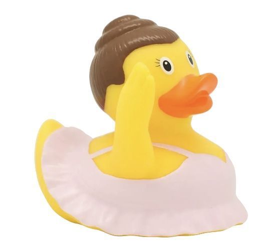 Стильна тематична гумова качечка FunnyDucks "Балерина" L1311 фото 3