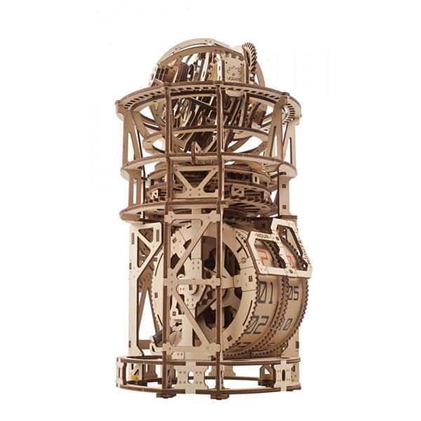 3D конструктор механічний дерев'яний Ugears Астрономічний годинник з турбійоном 338 деталей 70162 фото 3