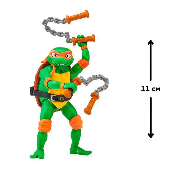 Ігрова фігурка з артикуляцією TMNT Черепашки-Ніндзя Movie III Мікеланджело 11 см фото 2