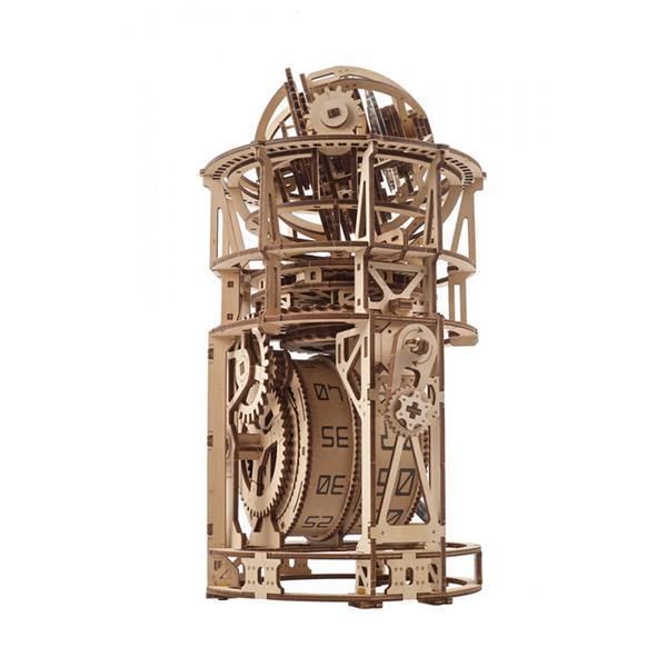 3D конструктор механічний дерев'яний Ugears Астрономічний годинник з турбійоном 338 деталей 70162 фото 5