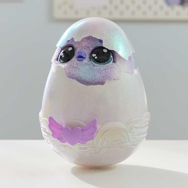 Інтерактивна іграшка в яйці Hatchimals Alive Пташеня Паффі світлові та звукові ефекти, інтерактивне народження фото 3
