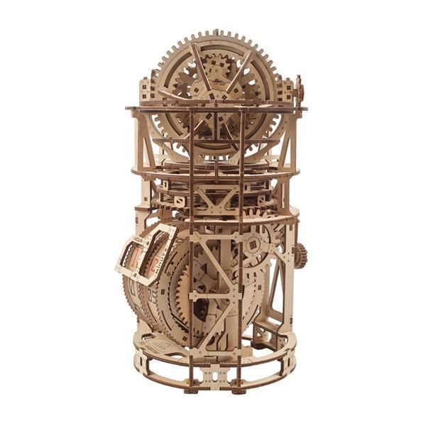 3D конструктор механічний дерев'яний Ugears Астрономічний годинник з турбійоном 338 деталей 70162 фото 6