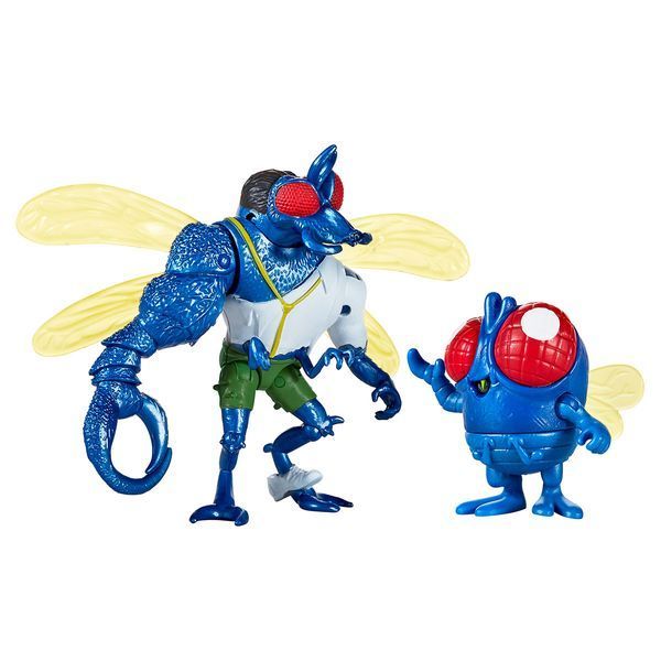 Набор игровых фигурок Черепашки-ниндзя TMNT Суперфлай 11 см 2 фигурки с бластером 83481 фото 2
