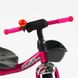 Детский трехколесный велосипед Best Trike стальная рама EVA колеса 10" и 8" розовый с фиолетовым SL-12132 фото 4