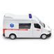 Машинка скорой помощи TechnoDrive Mercedes-Benz Sprinter, 1:32, белый фото 7